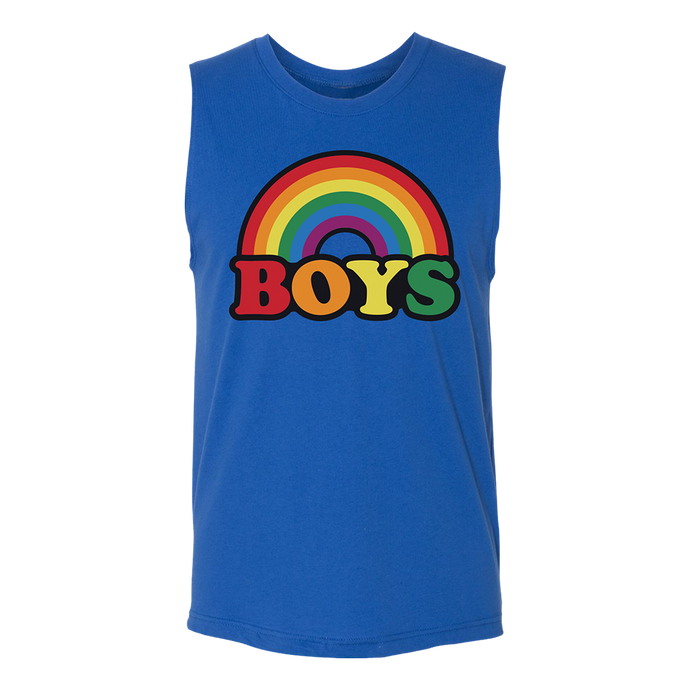 Rainbow Boys Blue Muscle Tank