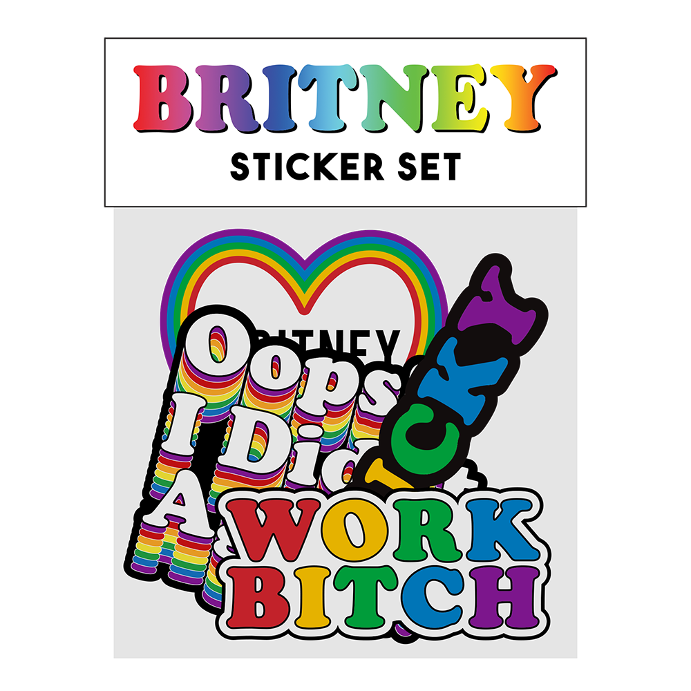Rainbow 4 Pc Sticker Pack