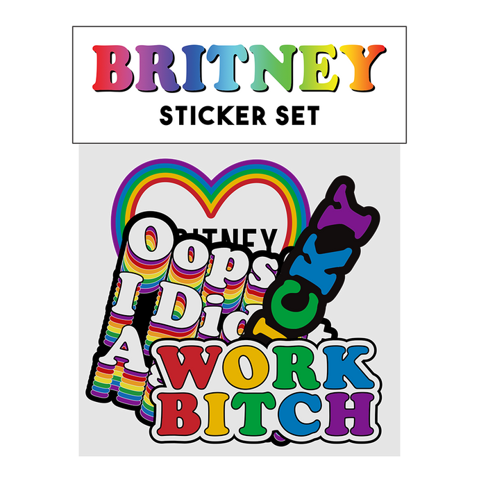 Rainbow 4 Pc Sticker Pack