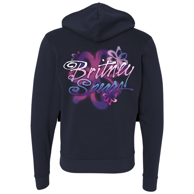 Give Me A Sign Navy Zip Hoodie – Britney Spears: The Zone