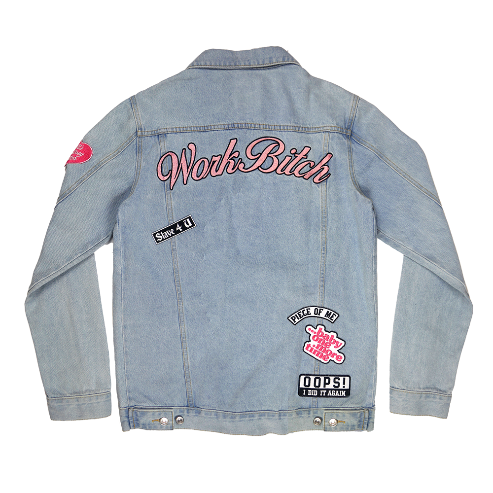 Kids imported fresh denim jeans in graphic patch work n - Kids - 1741755703
