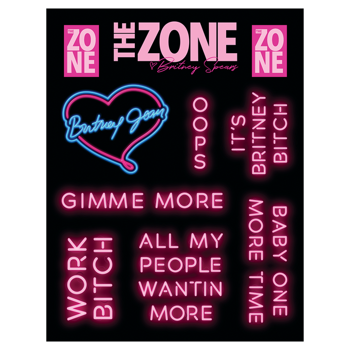 Zone Sticker Sheet